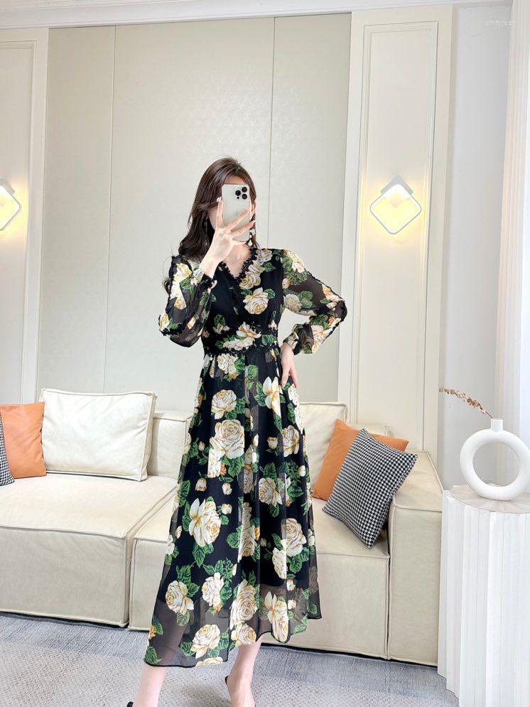 Casual Dresses Q04562 High Quality Fashion Women 2023 Spring Dress Luxury European Design Party Style, Picture shown
Casual Dresses Q04562 High Quality Fashion Women 2023 Spring Dress Luxury European Design Party Style, Picture shown