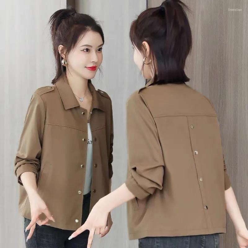 Women's Jackets Female Coat 2023 Spring Style This Year Temperament Lapel Jacket Small Ladies Autumn Age-Reducing Short, Black
Women's Jackets Female Coat 2023 Spring Style This Year Temperament Lapel Jacket Small Ladies Autumn Age-Reducing Short, Black