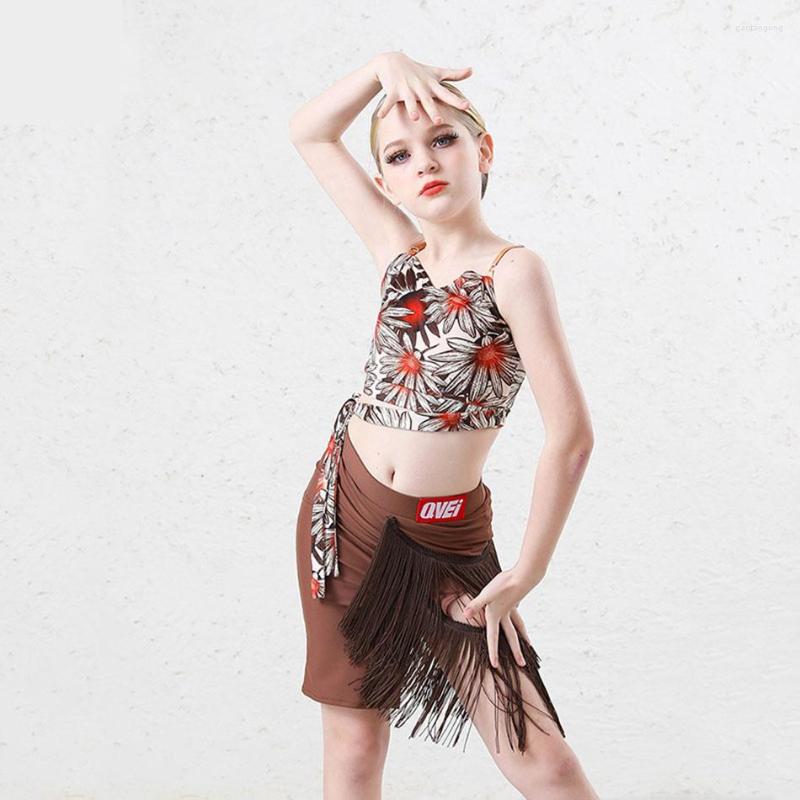 Stage Wear NY10 SE2038 SE2039 Striped Short Tops Tassel Skirt Kids Latin Dance Dress For Girl Competition Ballroom Dancing Costume, 001
Stage Wear NY10 SE2038 SE2039 Striped Short Tops Tassel Skirt Kids Latin Dance Dress For Girl Competition Ballroom Dancing Costume, 001