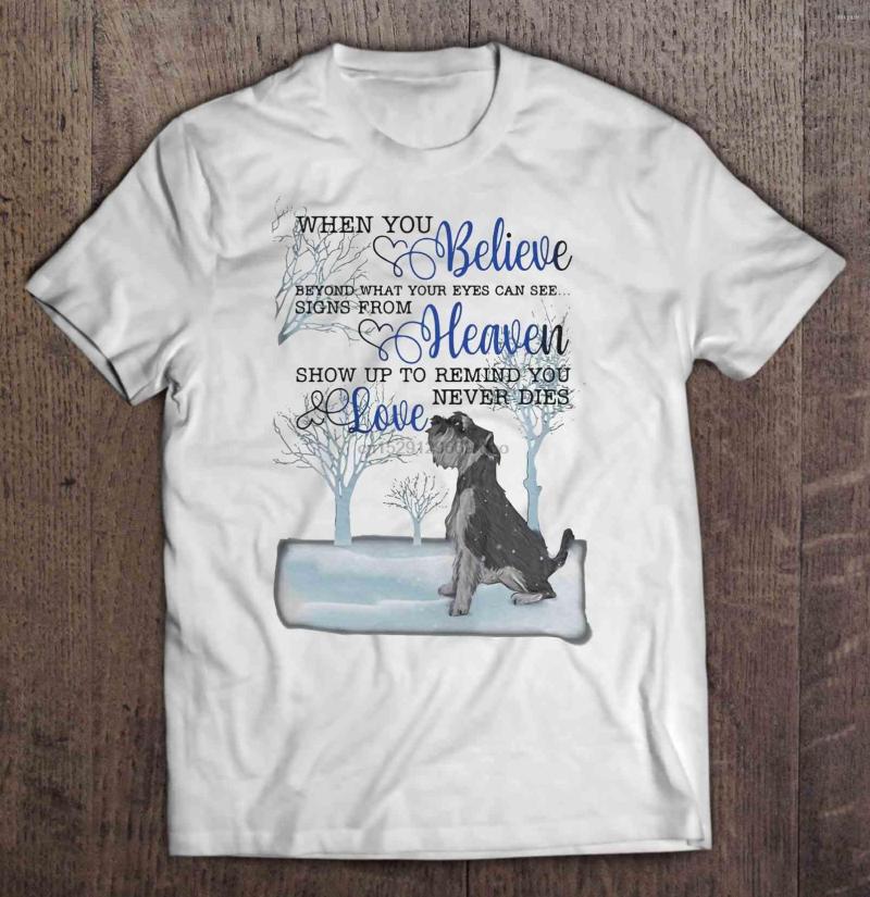 Men's T Shirts Men Shirt When You Believe Beyond What Your Eyes Can See Signs From Heaven Winter Schnauzer Version Women T-shirt, Se
Men's T Shirts Men Shirt When You Believe Beyond What Your Eyes Can See Signs From Heaven Winter Schnauzer Version Women T-shirt, Se