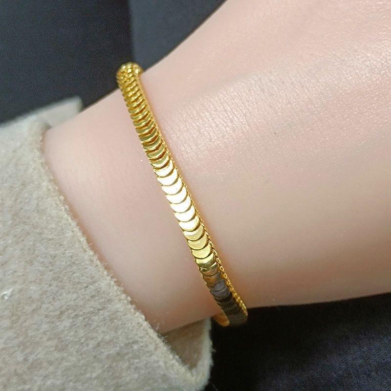 Charm Bracelets Stainless Steel Coin Tennis For Women Sparking Jewerlly Gold Color Handmade Friends Gift Cute Jewelry Wholesale
Charm Bracelets Stainless Steel Coin Tennis For Women Sparking Jewerlly Gold Color Handmade Friends Gift Cute Jewelry Wholesale