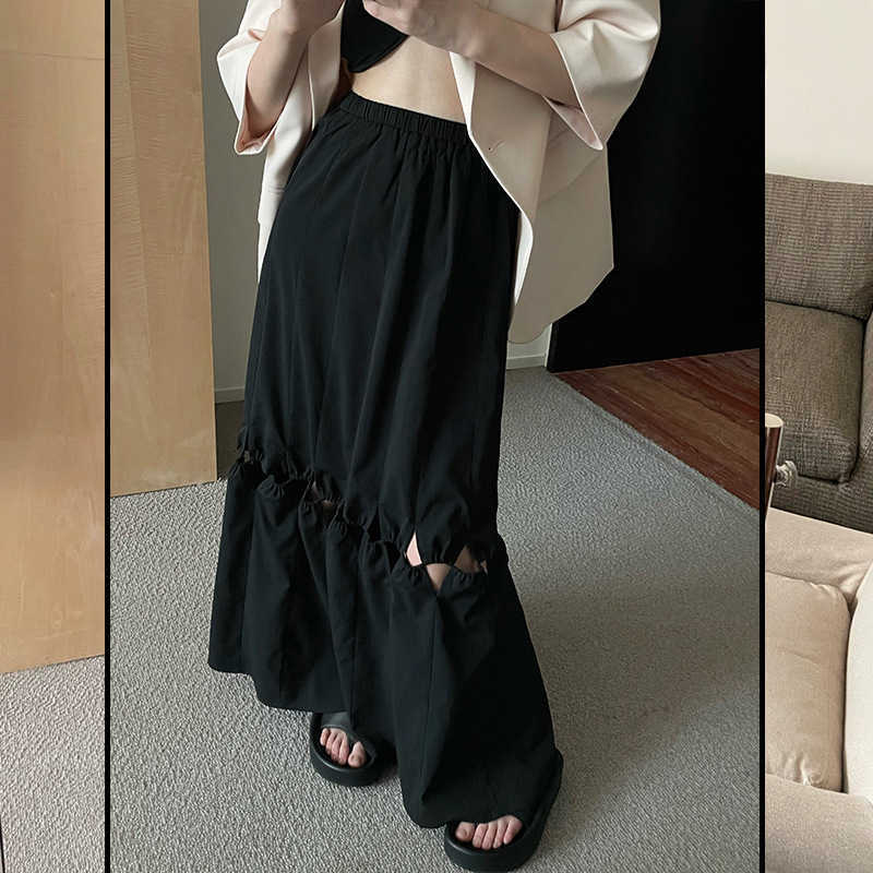 High-end coffee color high-waist skirt 2023 summer niche cutout design casual long skirt
High-end coffee color high-waist skirt 2023 summer niche cutout design casual long skirt