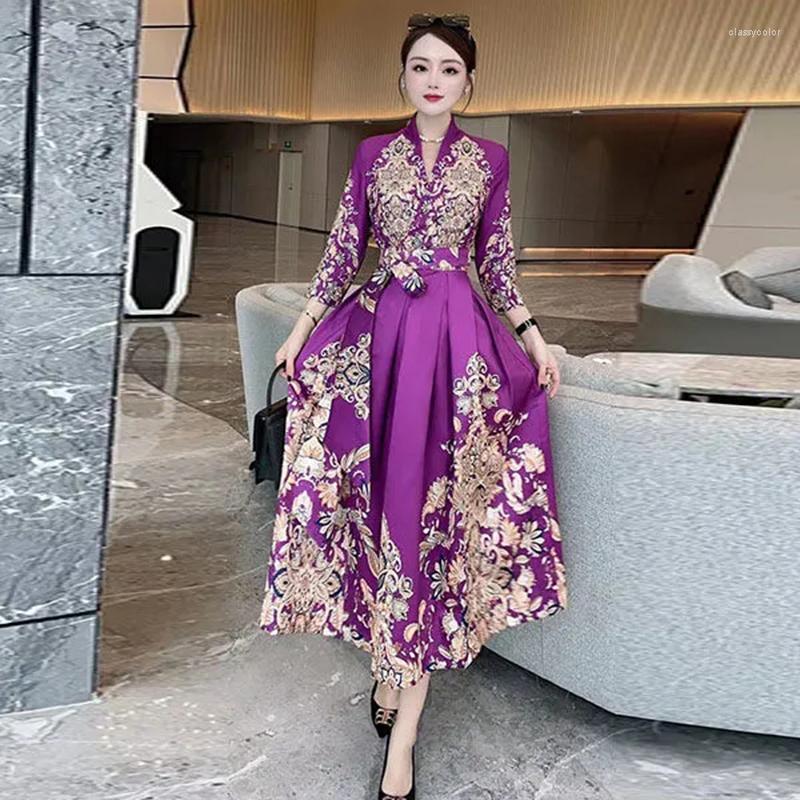 Casual Dresses Temperament Dress Women's 2023 Spring And Autumn Waist Closing High-grade Long 
Casual Dresses Temperament Dress Women's 2023 Spring And Autumn Waist Closing High-grade Long