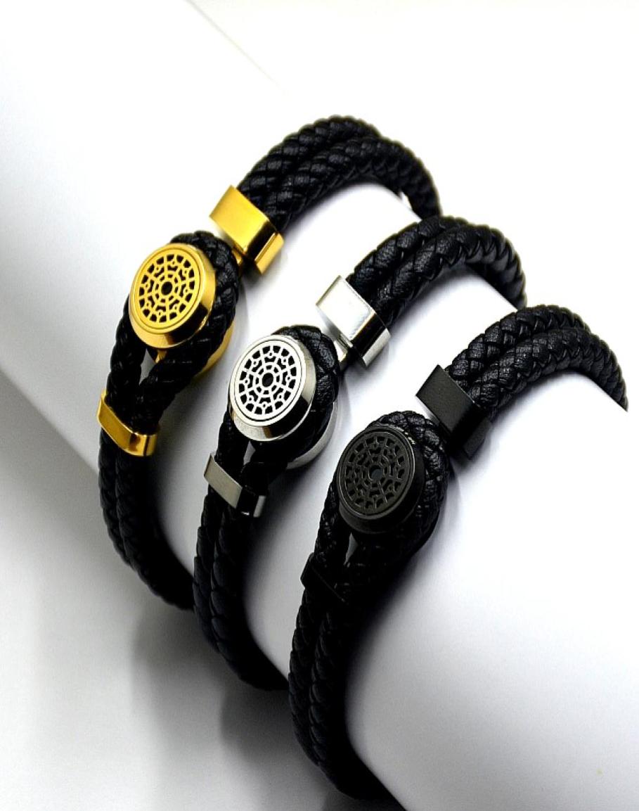 Promotion Classical Black Woven Leather Bracelets Luxury MtB Branding French Mens Man Jewelry Charm Bracelets Pulseira As Birthd99