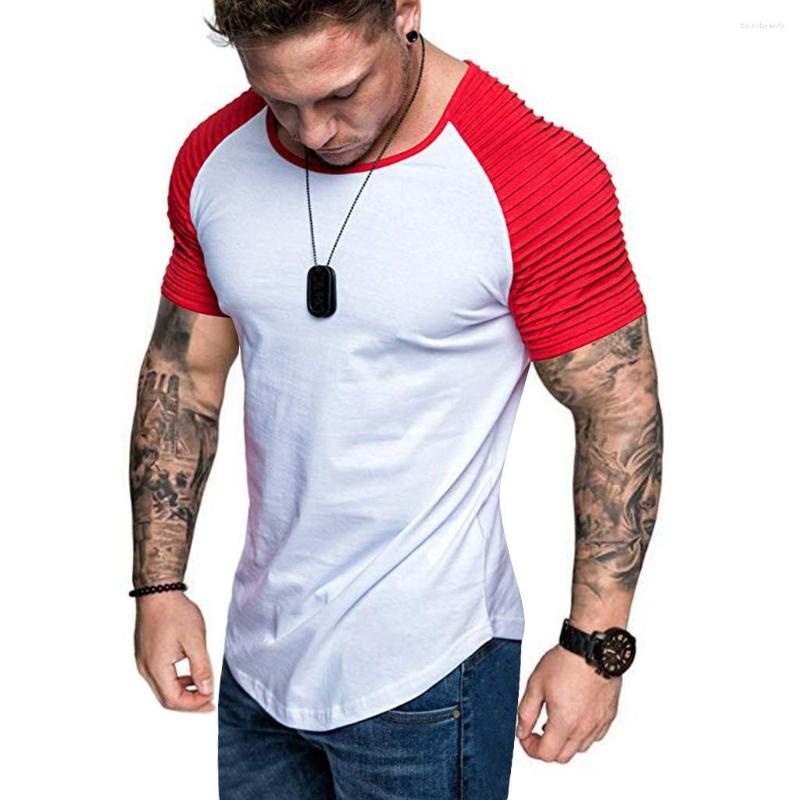 Men's T Shirts 2023 Short Sleeve Men Pleated Shoulder Slim Fit T-shirt Men's Stitched Skinny Muscle Bodybuilding Streetwear, Picture shown
Men's T Shirts 2023 Short Sleeve Men Pleated Shoulder Slim Fit T-shirt Men's Stitched Skinny Muscle Bodybuilding Streetwear, Picture shown