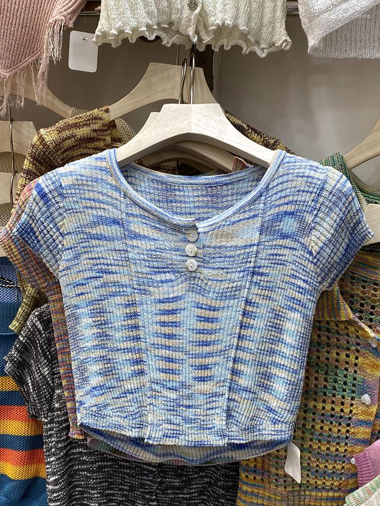 Women's T Shirts Korean Chic Summer O-neck T-shirts For Women Short Sleeve Y2k Colorful Girls Female Casual Cropped Tops Drop, Pink
Women's T Shirts Korean Chic Summer O-neck T-shirts For Women Short Sleeve Y2k Colorful Girls Female Casual Cropped Tops Drop, Pink