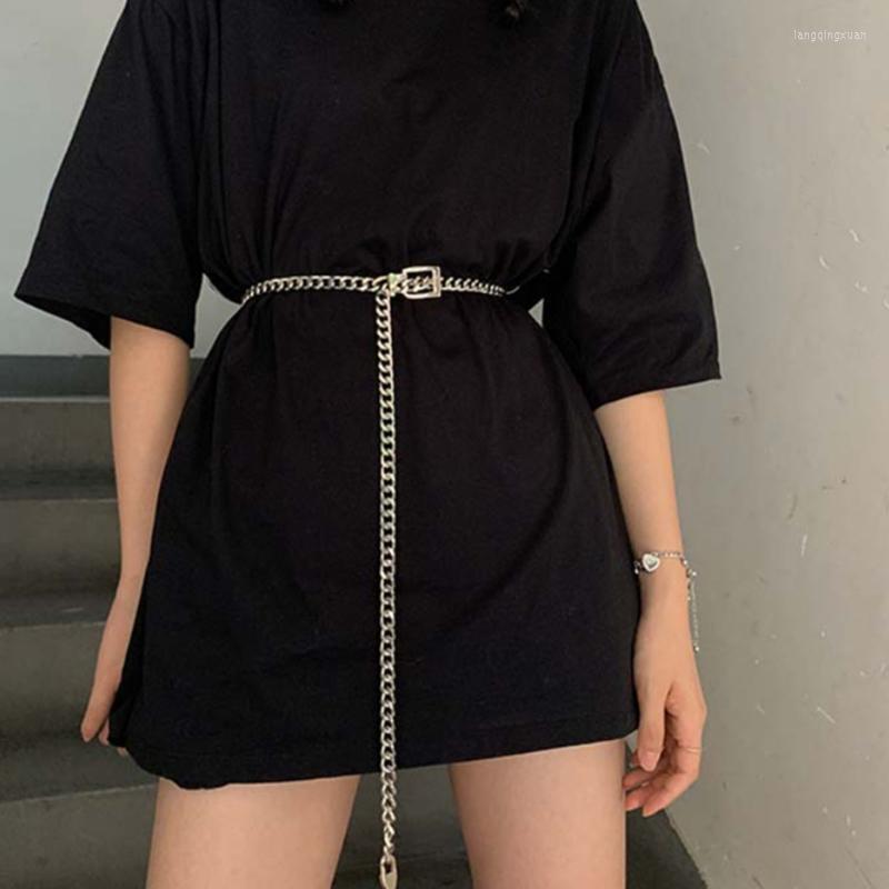 Belts Punk Hip Hop Women Metal Gold Silver Waist Strap Thick Chain For Jeans Trousers Casual Ladies Female Waistband, Black
Belts Punk Hip Hop Women Metal Gold Silver Waist Strap Thick Chain For Jeans Trousers Casual Ladies Female Waistband, Black