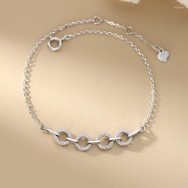 Link Bracelets Miniature Zircon Geometric Circle Bracelet For Women Party Lovely Jewelry Accessories Sl512
Link Bracelets Miniature Zircon Geometric Circle Bracelet For Women Party Lovely Jewelry Accessories Sl512