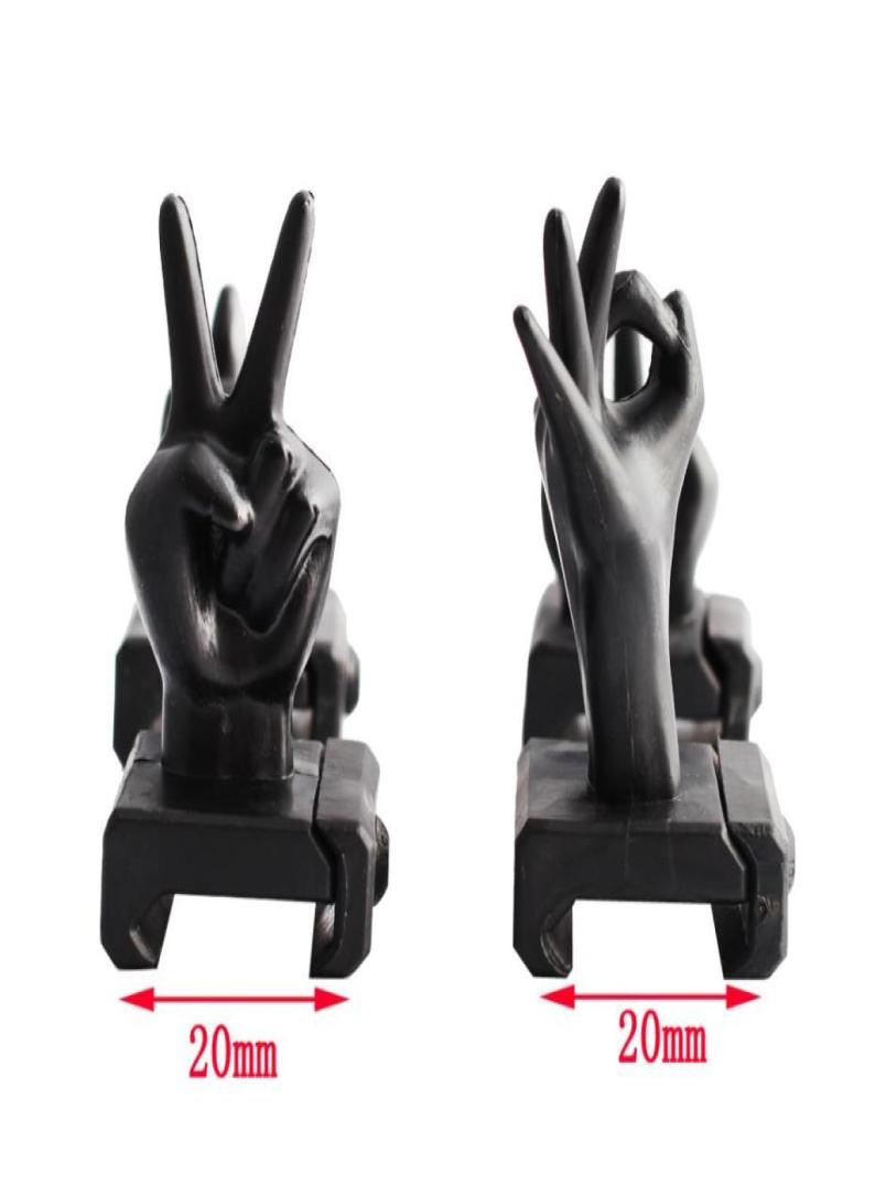 4PcsSet Novelty Finger Thumb Sights For 20mm Wide Rail Mount Base Scope Mount Decorationcx6276692, Black
4PcsSet Novelty Finger Thumb Sights For 20mm Wide Rail Mount Base Scope Mount Decorationcx6276692, Black