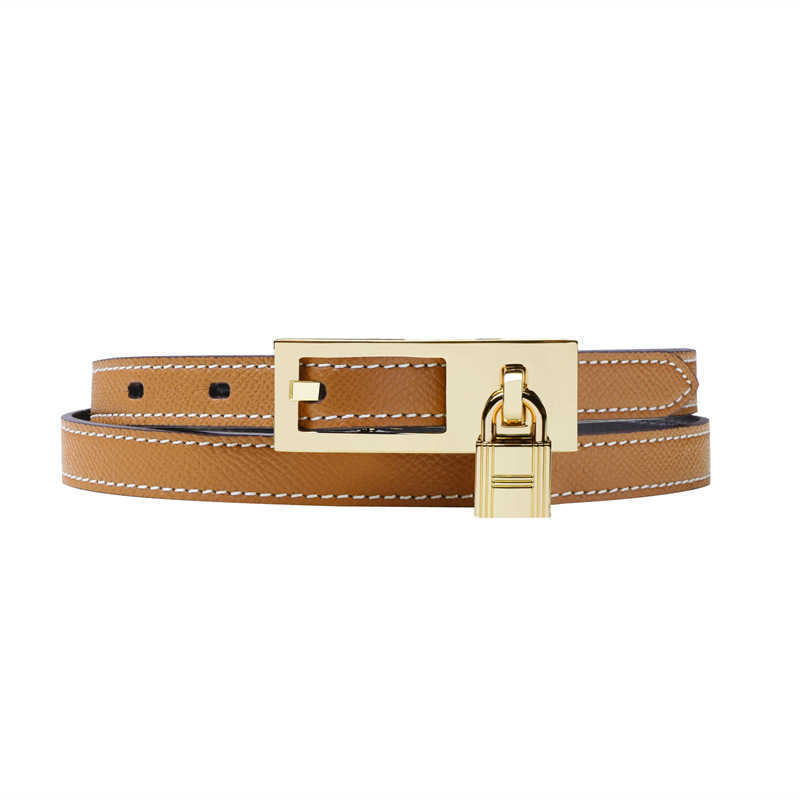 Designer H Family Thin Belt Women's Genuine Leather Padlock Pin Buckle Cow Jeans Decorative Suit Versatile324N
Designer H Family Thin Belt Women's Genuine Leather Padlock Pin Buckle Cow Jeans Decorative Suit Versatile324N