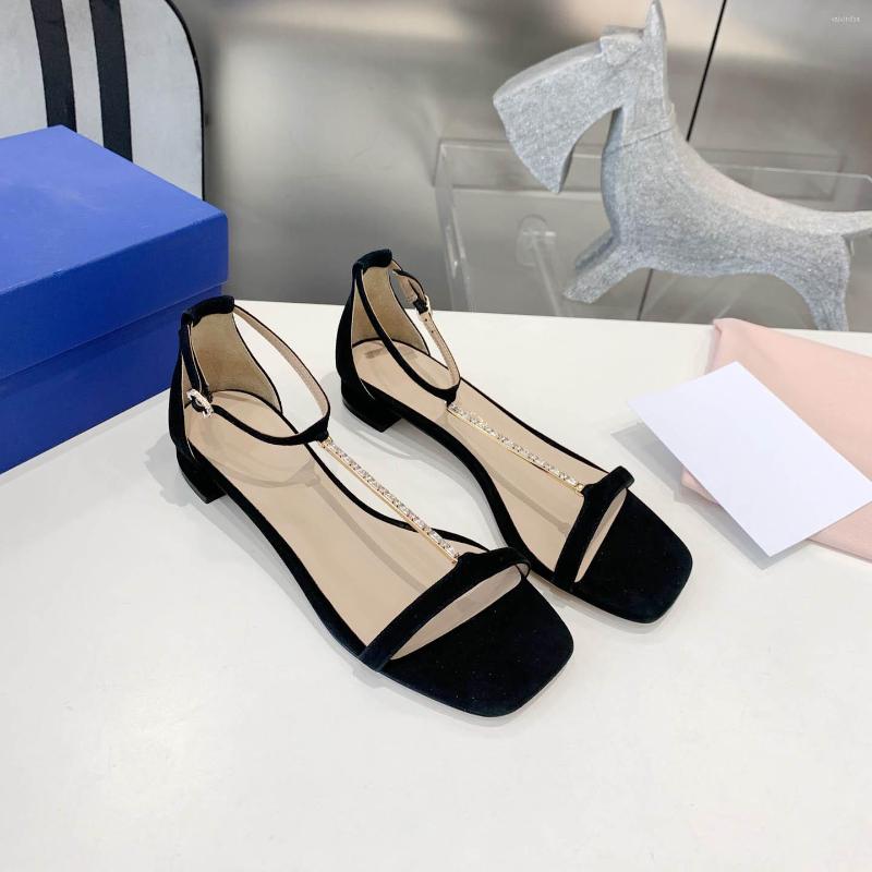 Sandals 2023 Spring Summer Casual Low Heels Rhinestone Decor Square Toe Shoes For Women Solid Color Ankle Buckle Size 35-39, Picture shown
Sandals 2023 Spring Summer Casual Low Heels Rhinestone Decor Square Toe Shoes For Women Solid Color Ankle Buckle Size 35-39, Picture shown