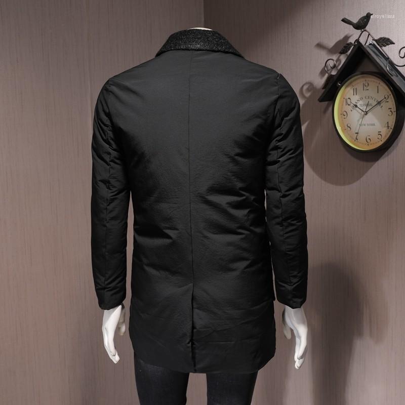 Men's Down Winter Mens Mid Long Parak Single Breasted Lapel Collar Business Man Casual Slim Fit Overcoat Black Warm Outwear Parkas Coat 4XL
Men's Down Winter Mens Mid Long Parak Single Breasted Lapel Collar Business Man Casual Slim Fit Overcoat Black Warm Outwear Parkas Coat 4XL