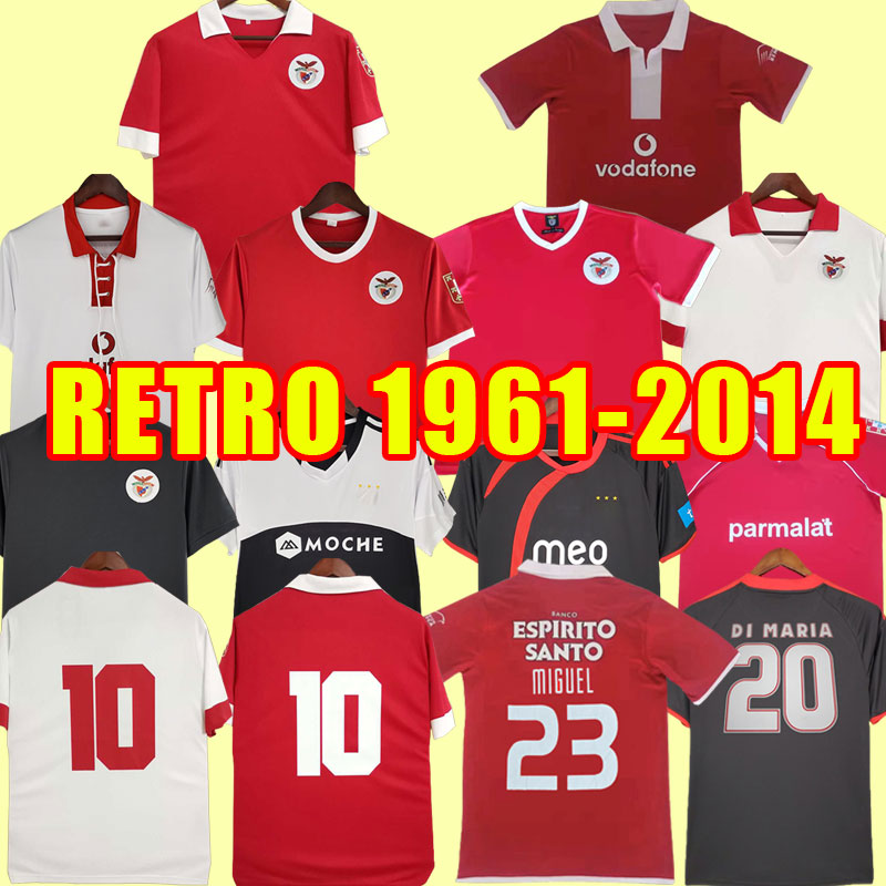 AIMAR CARDOZO benfica retro soccer jerseys Nuno Gomes Matic Simao DI MARIA Rodrigo David Luiz RAFA Neres G RAMOS Enzo 03 04 05 09 10 13 14 61 64 72 73 74 95 94 95 2014 2013 1961
