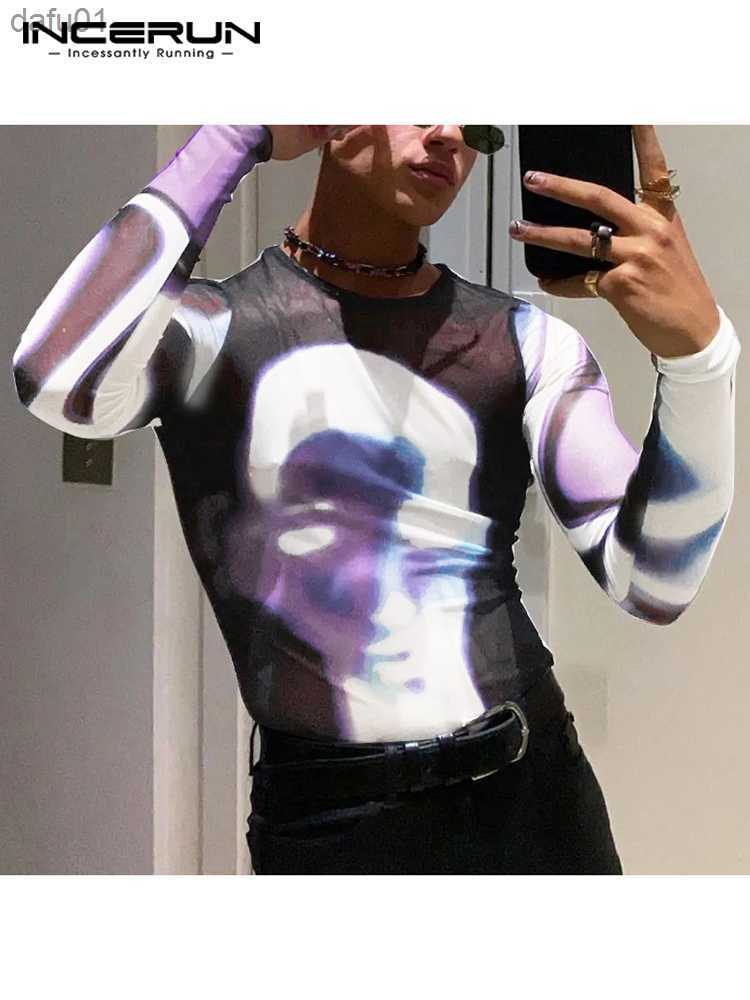 Men's T-Shirts INCERUN Tops 2023 American Style New Men See-through Mesh Camiseta Sexy Casual Male Stretch Printing Long Sleeve T-shirts S-5XL L230520, Purple
Men's T-Shirts INCERUN Tops 2023 American Style New Men See-through Mesh Camiseta Sexy Casual Male Stretch Printing Long Sleeve T-shirts S-5XL L230520, Purple