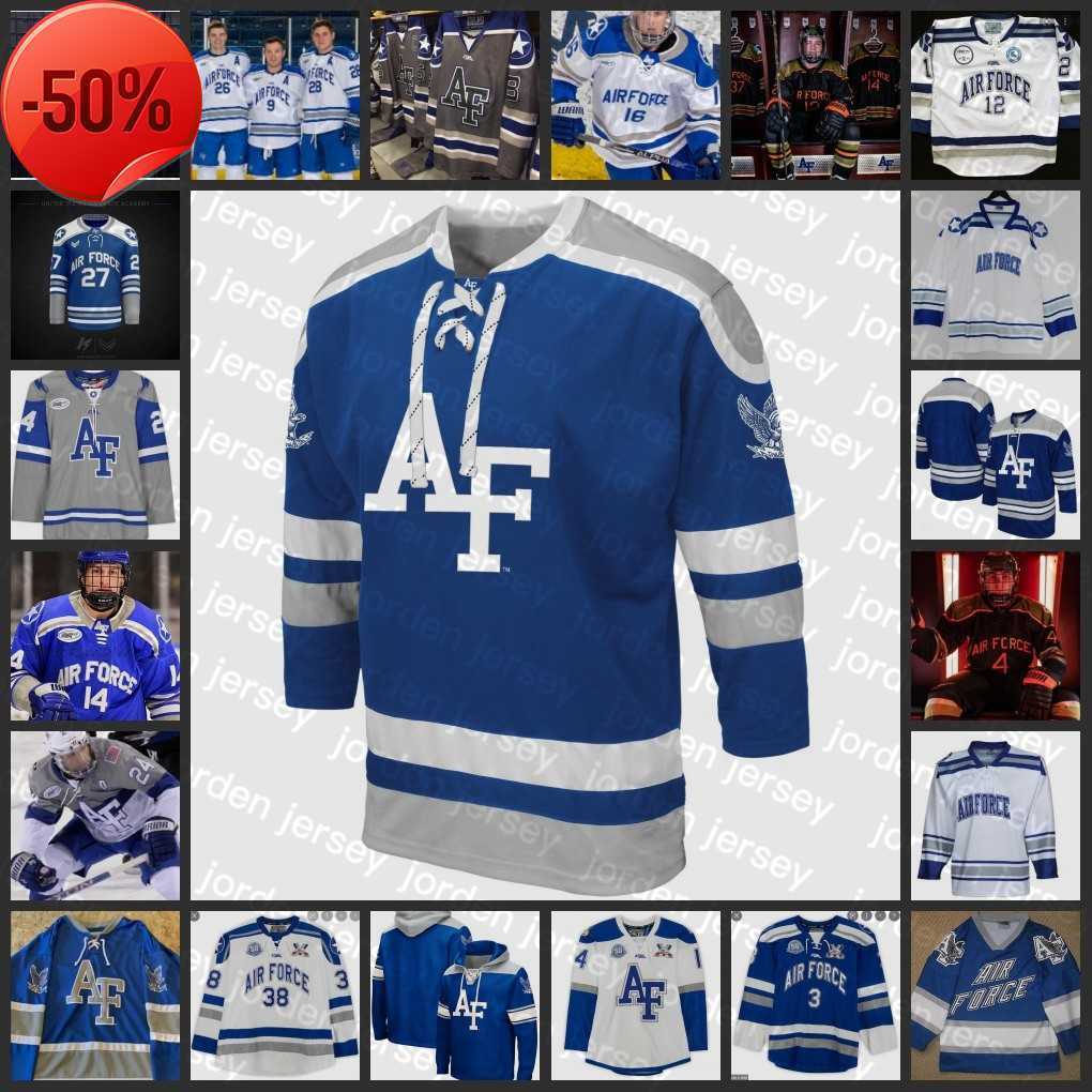 NEW College Hockey Wears 2022 NCAA AF Falcons Hockey Jersey 27 Luke Robinson 28 Mitchell Digby 29 Jasper Lester 33 Alex Schilling 37 Will Ga
NEW College Hockey Wears 2022 NCAA AF Falcons Hockey Jersey 27 Luke Robinson 28 Mitchell Digby 29 Jasper Lester 33 Alex Schilling 37 Will Ga