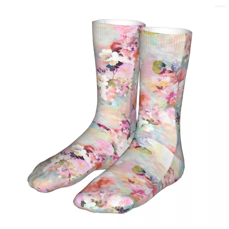 Men's Socks Romantic Pink Teal Watercolor Floral Men Women Fashion Flowers Novelty Spring Summer Autumn Winter Gifts, Black
Men's Socks Romantic Pink Teal Watercolor Floral Men Women Fashion Flowers Novelty Spring Summer Autumn Winter Gifts, Black