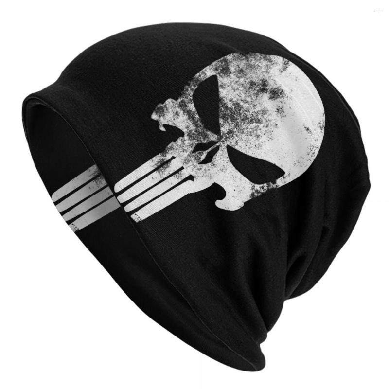 Berets Vintage Punishers Skeleton Skull Bonnet Hat Knit Hats Men Women Cool Unisex Winter Warm Skullies Beanies Cap
Berets Vintage Punishers Skeleton Skull Bonnet Hat Knit Hats Men Women Cool Unisex Winter Warm Skullies Beanies Cap