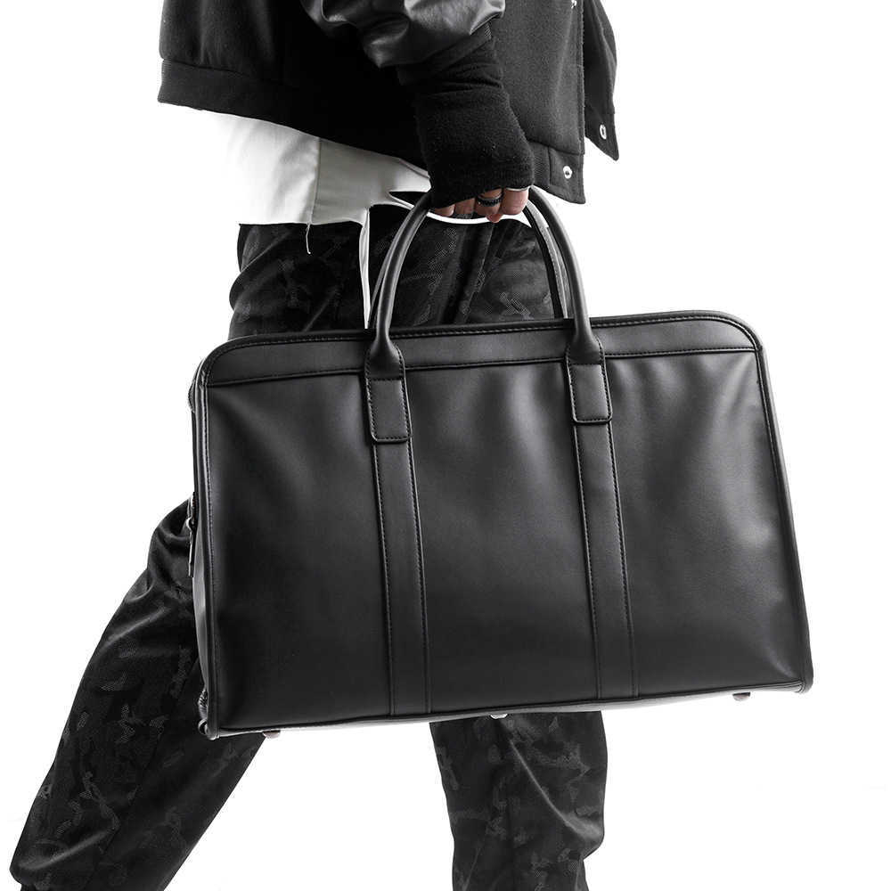 Business travel bag portable men's large capacity bag slanting single shoulder bag leisure briefcase travel bag 230526, Pure black-
Business travel bag portable men's large capacity bag slanting single shoulder bag leisure briefcase travel bag 230526, Pure black-