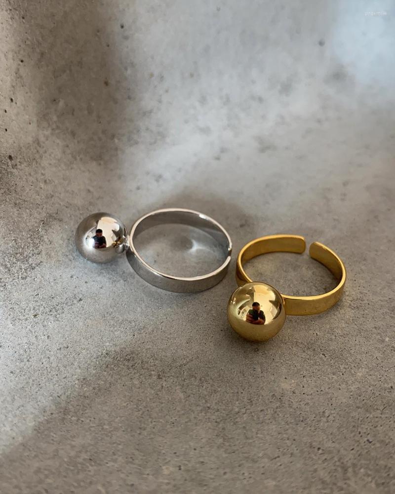 Cluster Rings 18K Gold Real. Authentic 925 Sterling Silver Polished Round Lucky Ball Grain Geometric Ring ADJUST JEWELRY TLJ1436
Cluster Rings 18K Gold Real. Authentic 925 Sterling Silver Polished Round Lucky Ball Grain Geometric Ring ADJUST JEWELRY TLJ1436
