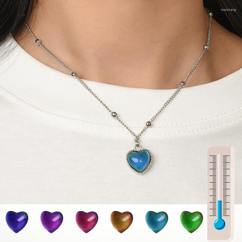 Pendant Necklaces 2023 Women Colorful Peach Heart Love Temperature Control Color Change Mood Necklace Stainless Steel Chain Jewelry Gifts
Pendant Necklaces 2023 Women Colorful Peach Heart Love Temperature Control Color Change Mood Necklace Stainless Steel Chain Jewelry Gifts