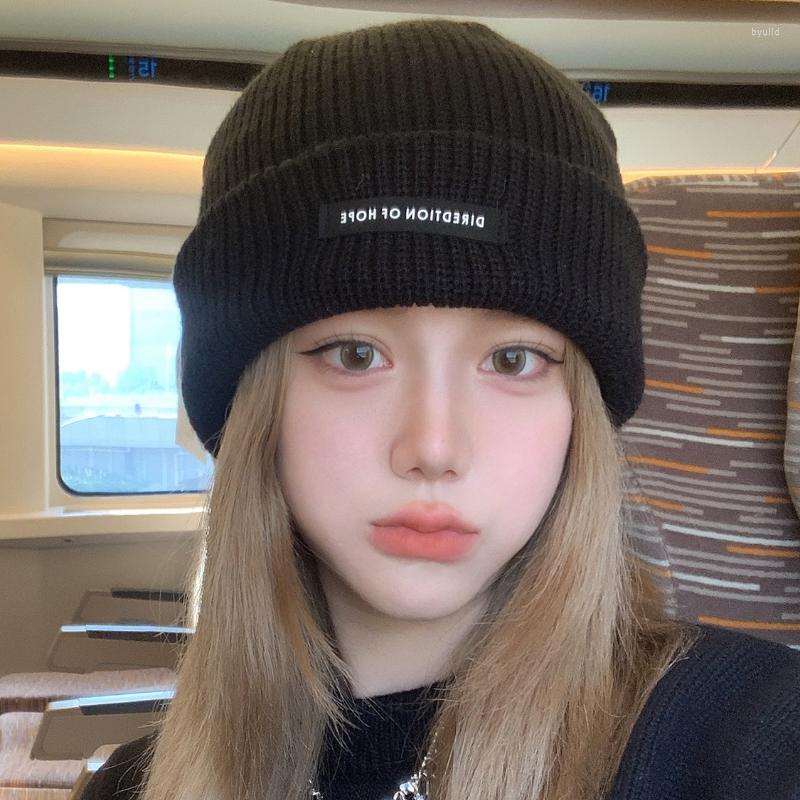 Berets Hats For Women Autumn And Winter Warm Wool Blend Knit Cap Big Head Korean All-match Black Hip Hop Fashion Cool Men's Beanies, White
Berets Hats For Women Autumn And Winter Warm Wool Blend Knit Cap Big Head Korean All-match Black Hip Hop Fashion Cool Men's Beanies, White