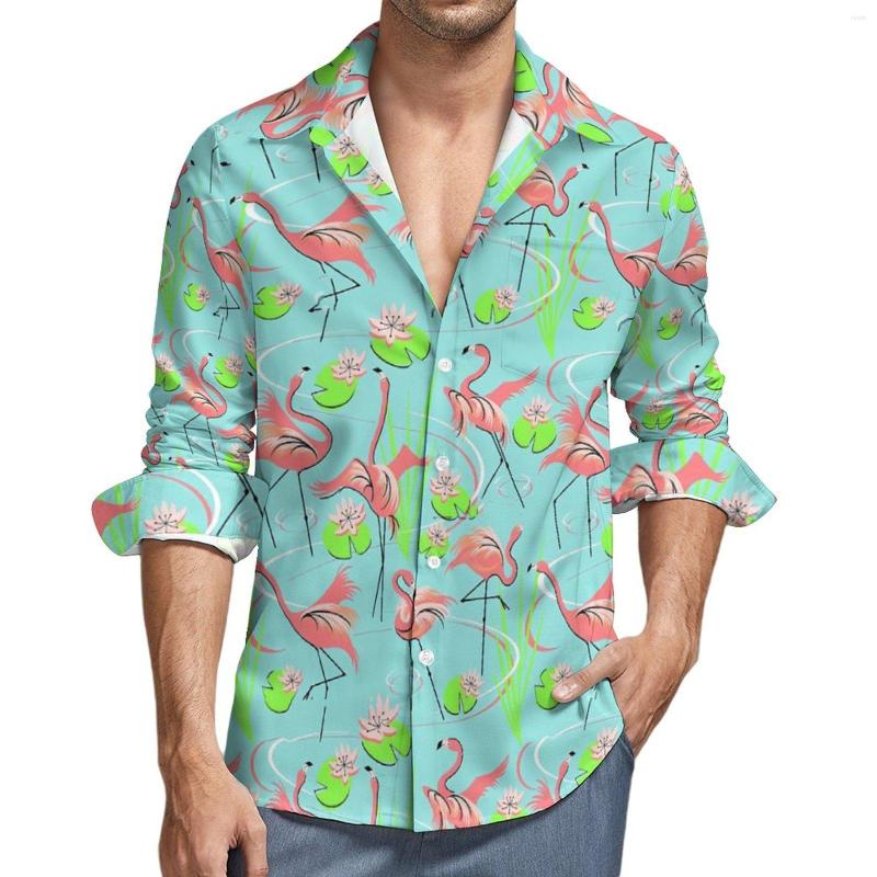 Men's Casual Shirts Tropical Birds Shirt Autumn Flamingo Fandango Man Retro Blouses Long Sleeve Design Stylish Clothing Plus Size 4XL, Style-4
Men's Casual Shirts Tropical Birds Shirt Autumn Flamingo Fandango Man Retro Blouses Long Sleeve Design Stylish Clothing Plus Size 4XL, Style-4