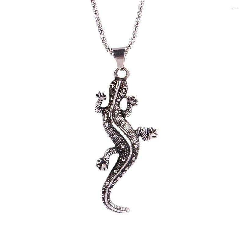 Chains Gecko Lizard Necklaces Stainless Steel Mens Pendants Chain Punk Hip Hop Rap For Boy Male Jewelry Creativity Gift Wholesale
Chains Gecko Lizard Necklaces Stainless Steel Mens Pendants Chain Punk Hip Hop Rap For Boy Male Jewelry Creativity Gift Wholesale