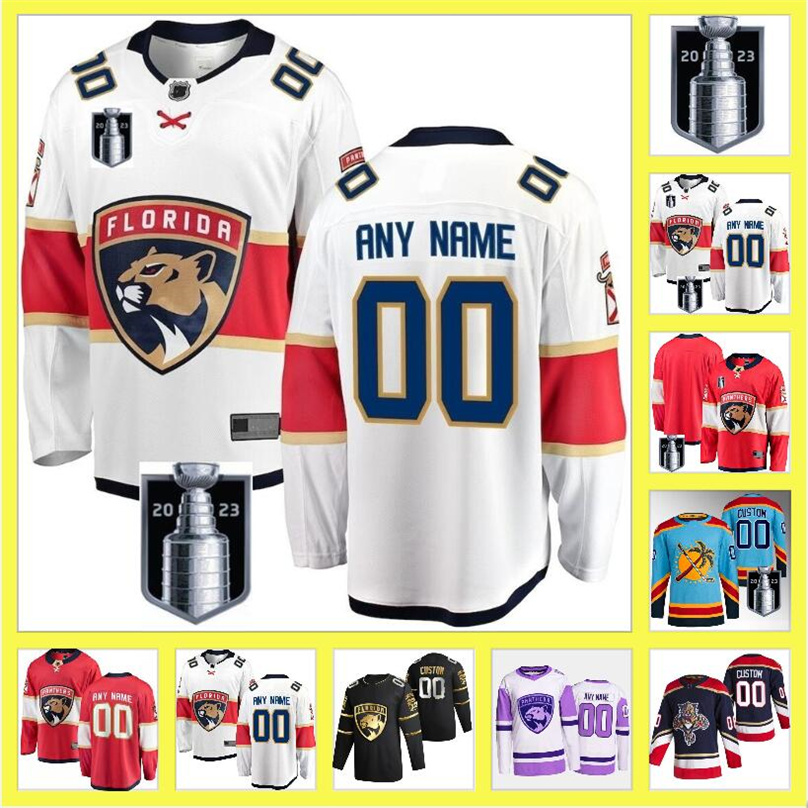 2023 Stanley Cup Final Hockey Jersey leksander Barkov Matthew Tkachuk MNHLU Sergei Bobrovsky Carter Verhaeghe Sam Bennett Reinhart Brandon Montour Aaron Ekblad, Color
2023 Stanley Cup Final Hockey Jersey leksander Barkov Matthew Tkachuk MNHLU Sergei Bobrovsky Carter Verhaeghe Sam Bennett Reinhart Brandon Montour Aaron Ekblad, Color