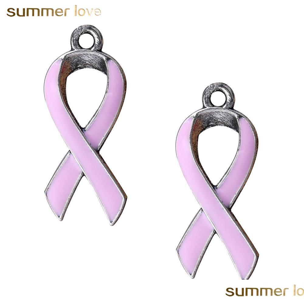 Charms 50 Pcs/ Lot European Breast Cancer Awareness Pink Ribbon Charm For Bracelets Necklace Jewelry Women Drop Delivery Findings Com Dhvvz
Charms 50 Pcs/ Lot European Breast Cancer Awareness Pink Ribbon Charm For Bracelets Necklace Jewelry Women Drop Delivery Findings Com Dhvvz