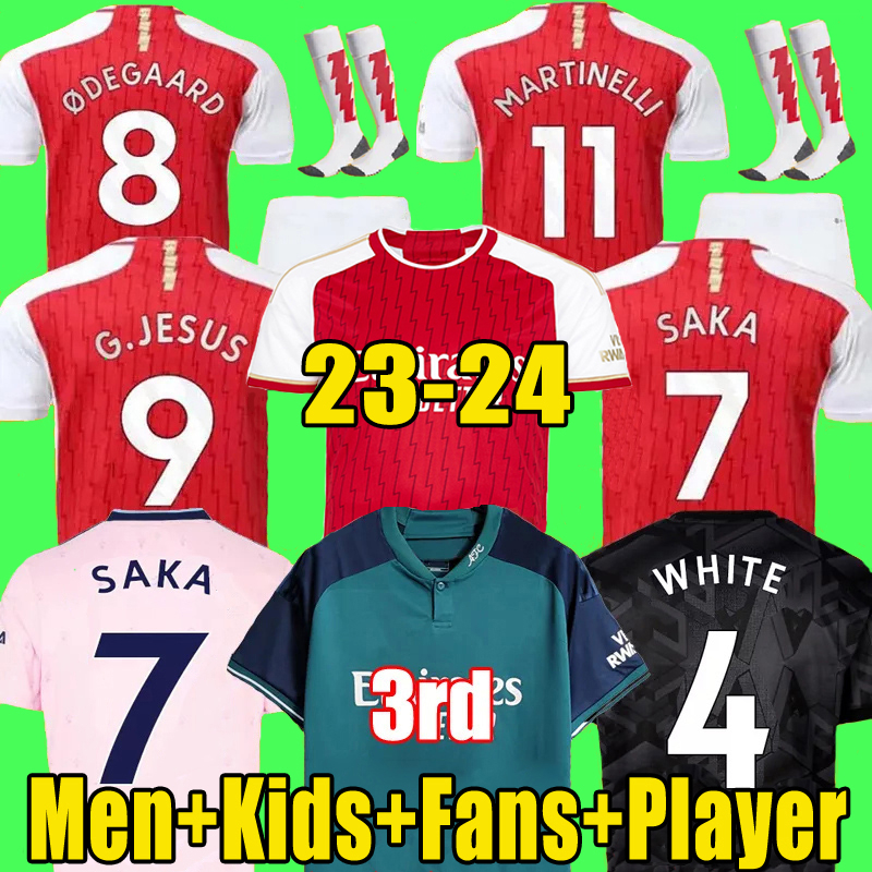 SAKA Soccer Jerseys G. JESUS ODEGAARD Fans Player Version 22 23 24 Gunners MARTINELLI SMITH ROWE THOMAS NKETIAH ZINCHENKO SALIBA Football Shirt Men Kids Sets Child Kit, 11
SAKA Soccer Jerseys G. JESUS ODEGAARD Fans Player Version 22 23 24 Gunners MARTINELLI SMITH ROWE THOMAS NKETIAH ZINCHENKO SALIBA Football Shirt Men Kids Sets Child Kit, 11