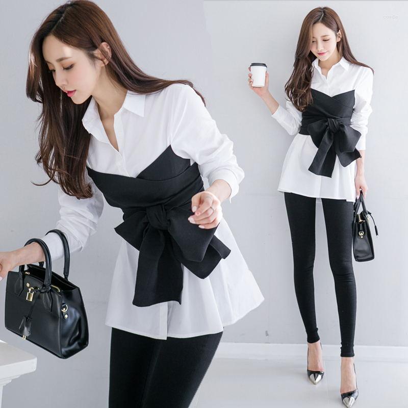 Women' Blouses QNPQYX Spring Autumn Shirts Women Lace-up Shirt Casual Clothing Fake Two Pieces Long Sleeve Stitching Bow Tops, Light gray
Women' Blouses QNPQYX Spring Autumn Shirts Women Lace-up Shirt Casual Clothing Fake Two Pieces Long Sleeve Stitching Bow Tops, Light gray