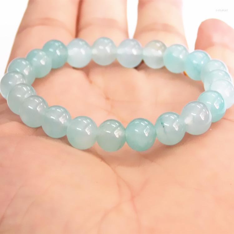 Strand Natural Crystal 8mm Rock Moonlight Sapphire Beads Tibetan Buddha Prayer Mala Bracelet For Woman Buddhist Jewelry
Strand Natural Crystal 8mm Rock Moonlight Sapphire Beads Tibetan Buddha Prayer Mala Bracelet For Woman Buddhist Jewelry