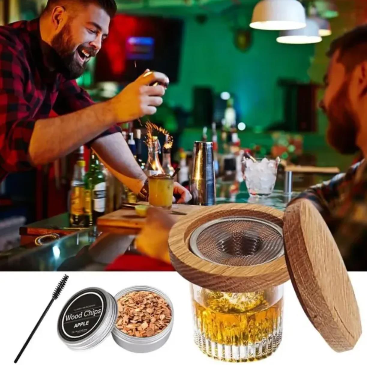 10pcs/lot Bar Tools Cocktail Whiskey Smoker Kit with 8 Different Flavor Fruit Natural Wood Shavings for Drinks Kitchen Bar Accessories Tools
10pcs/lot Bar Tools Cocktail Whiskey Smoker Kit with 8 Different Flavor Fruit Natural Wood Shavings for Drinks Kitchen Bar Accessories Tools