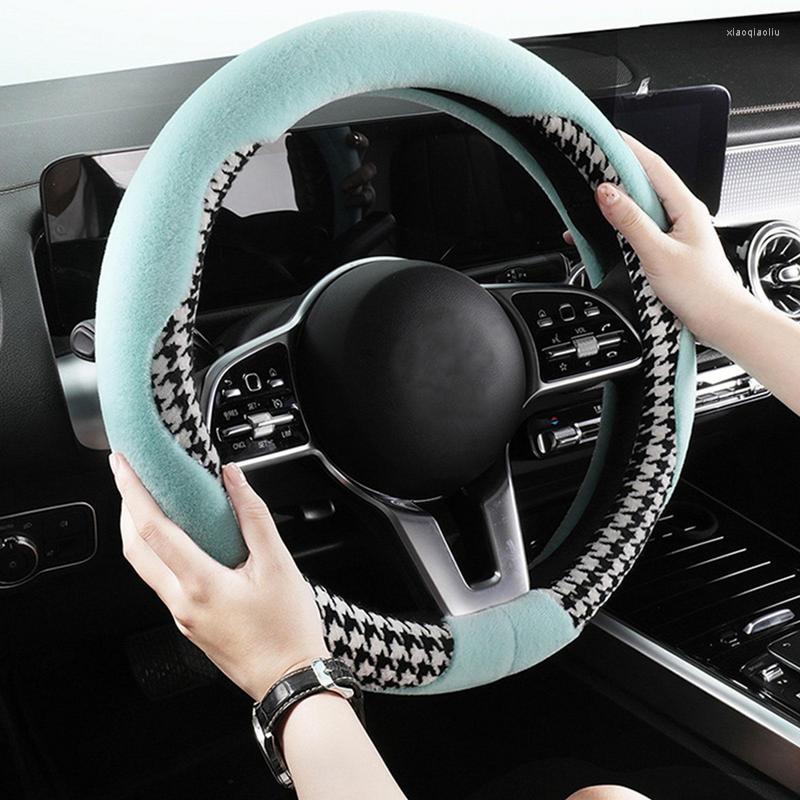Steering Wheel Covers Cover Anti-Slip Plush Driving Shell And Soft Winter Warm Supplies For Women Case Car-styling Auto Accessories
Steering Wheel Covers Cover Anti-Slip Plush Driving Shell And Soft Winter Warm Supplies For Women Case Car-styling Auto Accessories