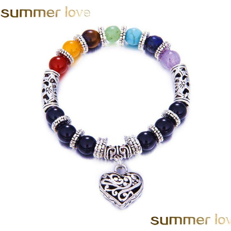 Beaded 7 Chakra Bracelet Healing Heart Charm Bracelets For Women Men Natural Stone Reiki Yoga Jewelry Drop Delivery Dhsfo
Beaded 7 Chakra Bracelet Healing Heart Charm Bracelets For Women Men Natural Stone Reiki Yoga Jewelry Drop Delivery Dhsfo