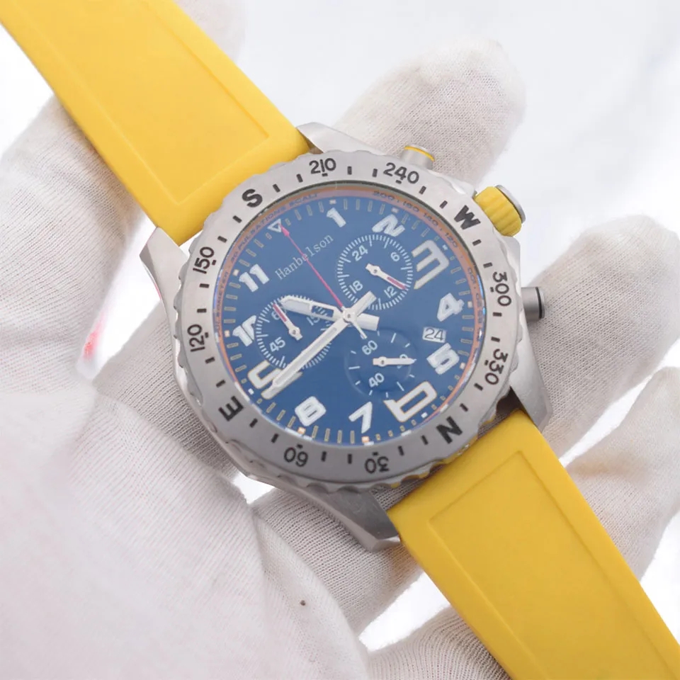 Men's watch multi-color rubber band VK battery chronograph watch quartz watch super luminous high-quality watch
Men's watch multi-color rubber band VK battery chronograph watch quartz watch super luminous high-quality watch