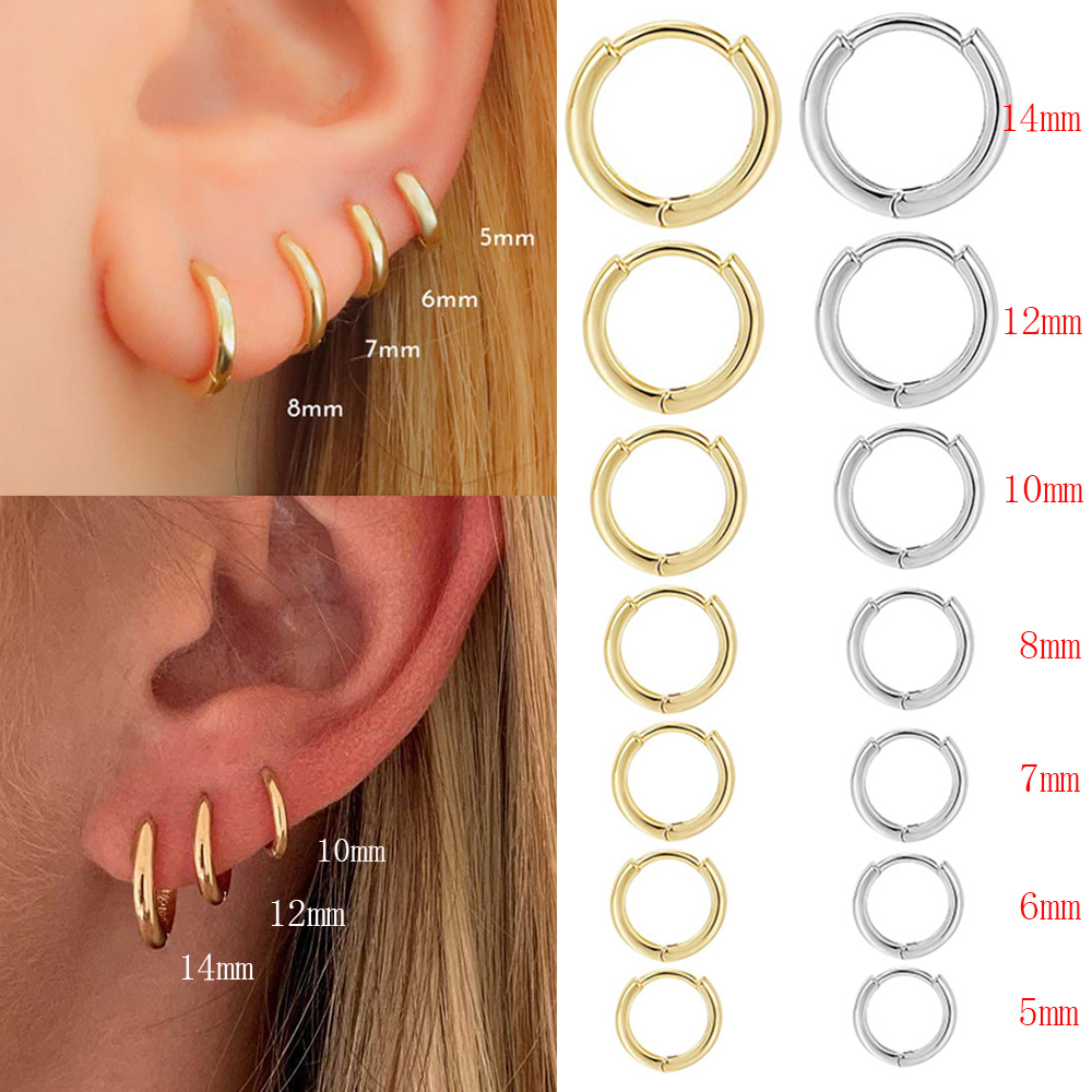 18G Small Hoop Earrings for Women Tiny Cartilage Helix Daith Tragus Huggie Earrings for Men Piercing Jewelry Sleeper Ear Hoops
18G Small Hoop Earrings for Women Tiny Cartilage Helix Daith Tragus Huggie Earrings for Men Piercing Jewelry Sleeper Ear Hoops