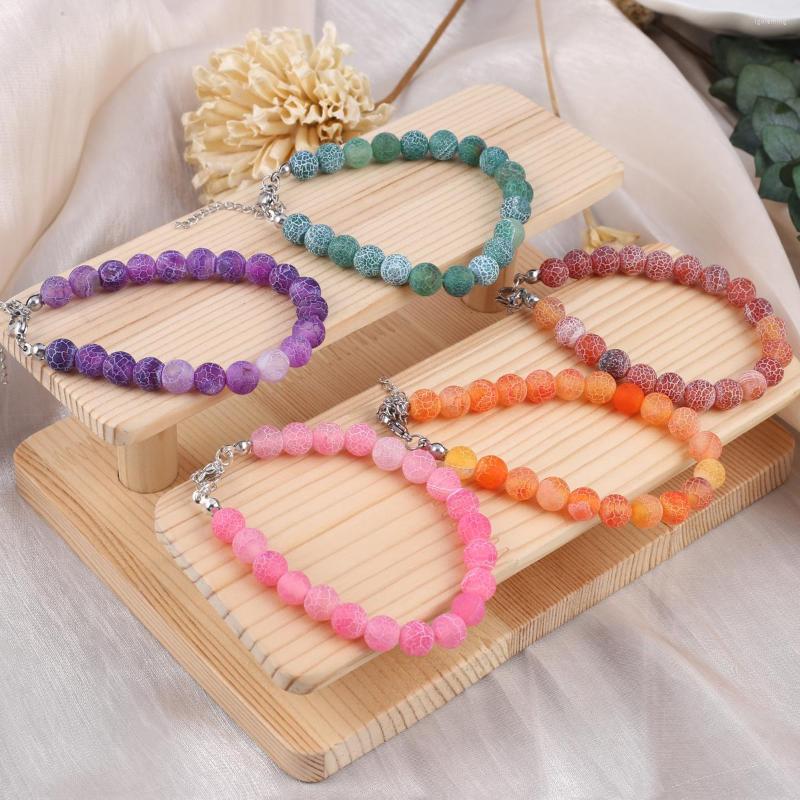 Link Bracelets Women Bracelet Natural Stone Weathered Agates Beads 8 X MM For Birthday Love Romantic Gift Chain Length 18 5 Cm
Link Bracelets Women Bracelet Natural Stone Weathered Agates Beads 8 X MM For Birthday Love Romantic Gift Chain Length 18 5 Cm