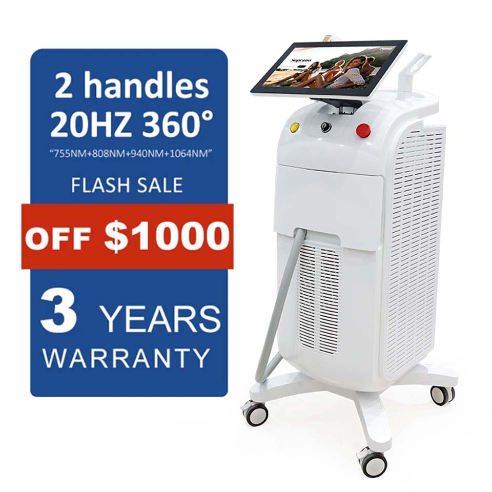 White Professional Diode Laser 755 808 940 1064 Nm 4 Wave Length Hair Removal Machine
White Professional Diode Laser 755 808 940 1064 Nm 4 Wave Length Hair Removal Machine