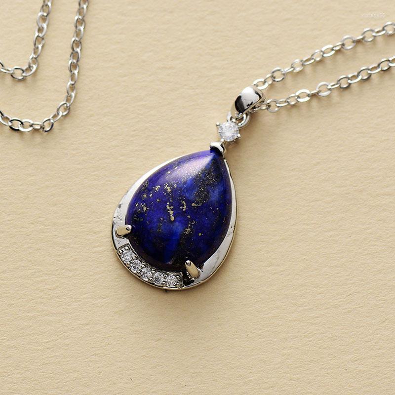 Pendant Necklaces Classy Women Healing Stone Teardrop Chokers Necklace Designer Wedding Jewelry Femme Bijou
Pendant Necklaces Classy Women Healing Stone Teardrop Chokers Necklace Designer Wedding Jewelry Femme Bijou