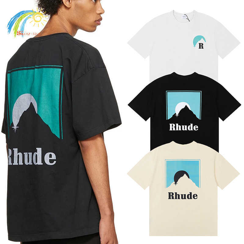 Men's Hoodies Sweatshirts Blue Sunset Classic Print RHUDE T-Shirt Men Women High Quality Black White Apricot Moonlight Rhude Tee Inside Tags, 26
Men's Hoodies Sweatshirts Blue Sunset Classic Print RHUDE T-Shirt Men Women High Quality Black White Apricot Moonlight Rhude Tee Inside Tags, 26