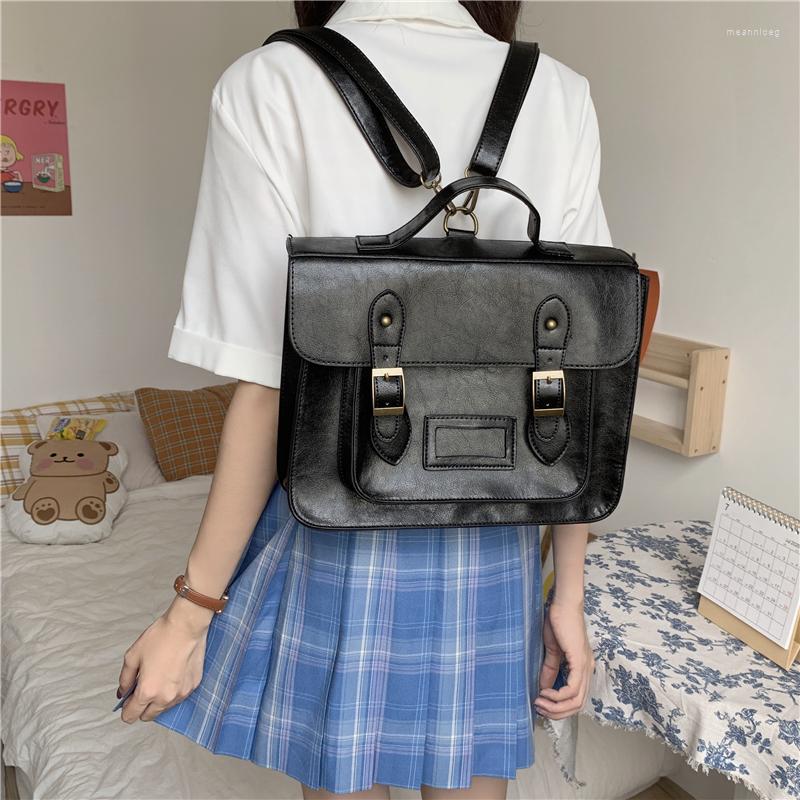 School Bags Vintage Backpacks For Teenagers Girls Jk Uniform Students College Fashion Casual Notebooks Laptop Cute Bookbag, Black
School Bags Vintage Backpacks For Teenagers Girls Jk Uniform Students College Fashion Casual Notebooks Laptop Cute Bookbag, Black