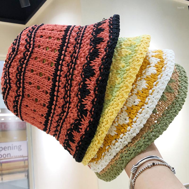 Berets Korean Hand-crocheted Bucket Hat Dome Versatile And Thin Summer Travel Shading Hollow Niche Retro Basin Caps For Women Tide
Berets Korean Hand-crocheted Bucket Hat Dome Versatile And Thin Summer Travel Shading Hollow Niche Retro Basin Caps For Women Tide