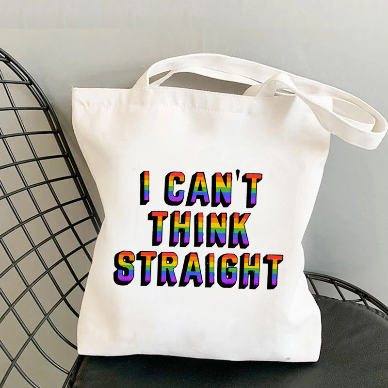 Rainbow LGBT Lesbian Gay Pride Bags I Can't Even Think Straight Shopping Bags, C 1
Rainbow LGBT Lesbian Gay Pride Bags I Can't Even Think Straight Shopping Bags, C 1