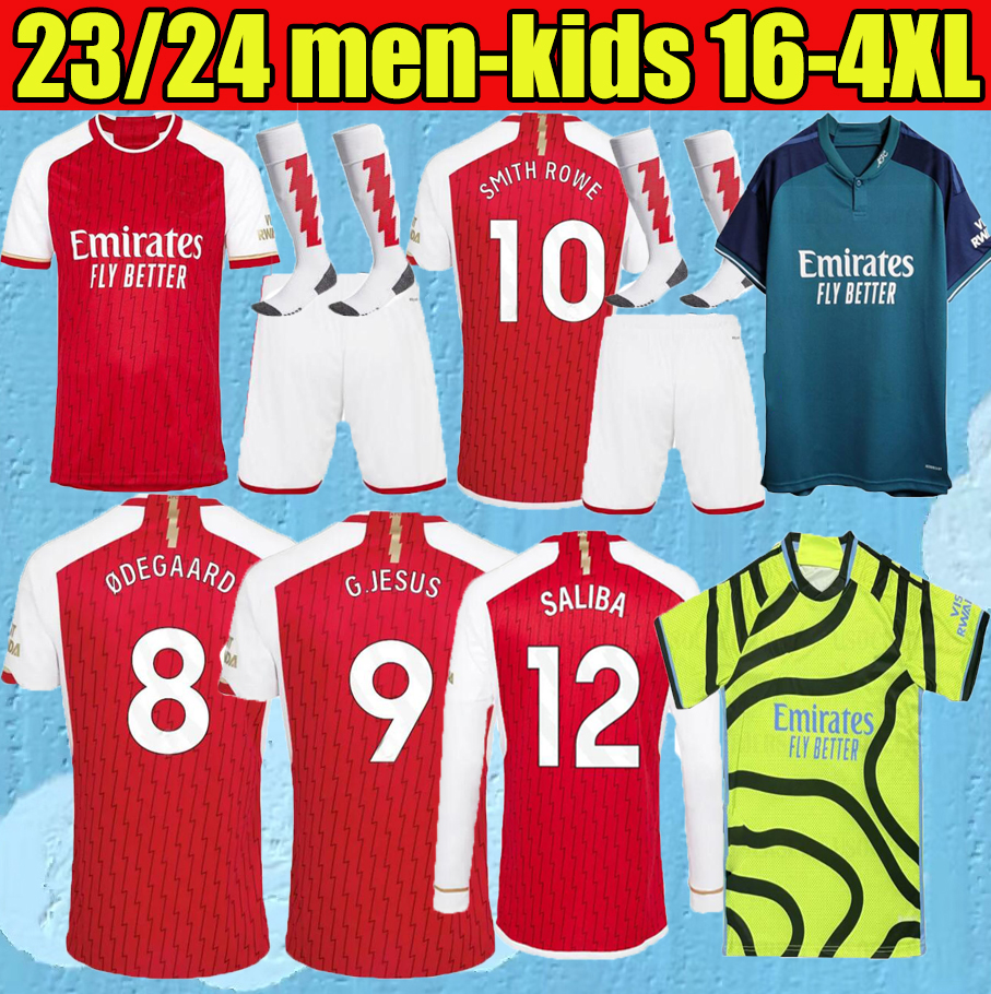 SMITH ROWE G.JESUS SAKA soccer jerseys SALIBA 22 23 24 Fans Player version ODEGAARD MARTINELLI JORGINHO NKETIAH 2023 football kits shirt Men Kids set ArSeN, Yellow
SMITH ROWE G.JESUS SAKA soccer jerseys SALIBA 22 23 24 Fans Player version ODEGAARD MARTINELLI JORGINHO NKETIAH 2023 football kits shirt Men Kids set ArSeN, Yellow