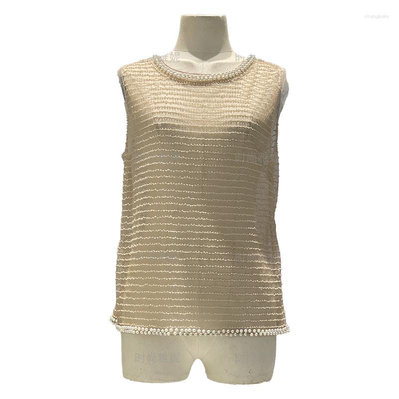 Women's T Shirts 2023 Fashion Beaded Tassel Sexy Top Round Neck Sleevelessouter Wear Thin Section Waistless Shirt Women Clothes Korean, Picture color
Women's T Shirts 2023 Fashion Beaded Tassel Sexy Top Round Neck Sleevelessouter Wear Thin Section Waistless Shirt Women Clothes Korean, Picture color