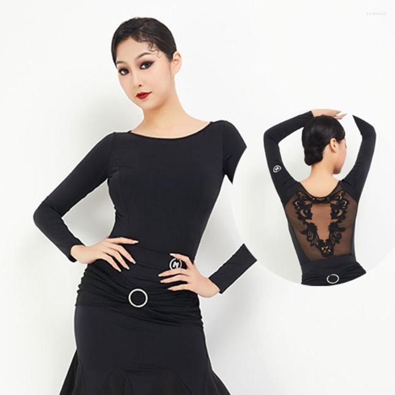 Stage Wear Lace Patchwork Bare Back Design Female Latin Dance Bodysuit For Women Dancing Dresses Ballroom Belly Cloth B10048, Black
Stage Wear Lace Patchwork Bare Back Design Female Latin Dance Bodysuit For Women Dancing Dresses Ballroom Belly Cloth B10048, Black