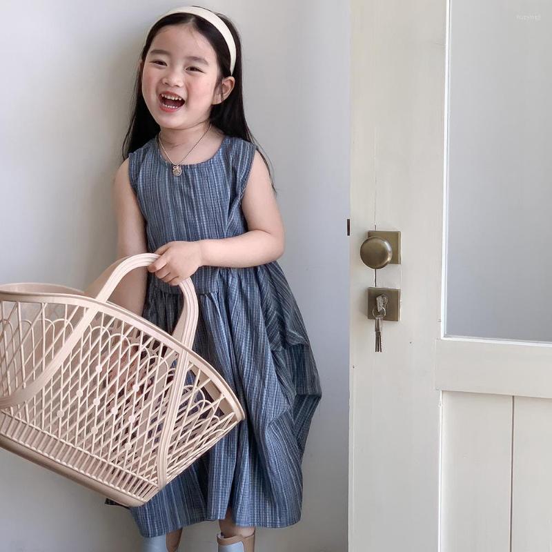 Girl Dresses Children Clothing Girls Dress 2023 Summer Korean Style Fashion Mid Length Baby Plaid Casual Simple Sweet Sundress, Blue
Girl Dresses Children Clothing Girls Dress 2023 Summer Korean Style Fashion Mid Length Baby Plaid Casual Simple Sweet Sundress, Blue