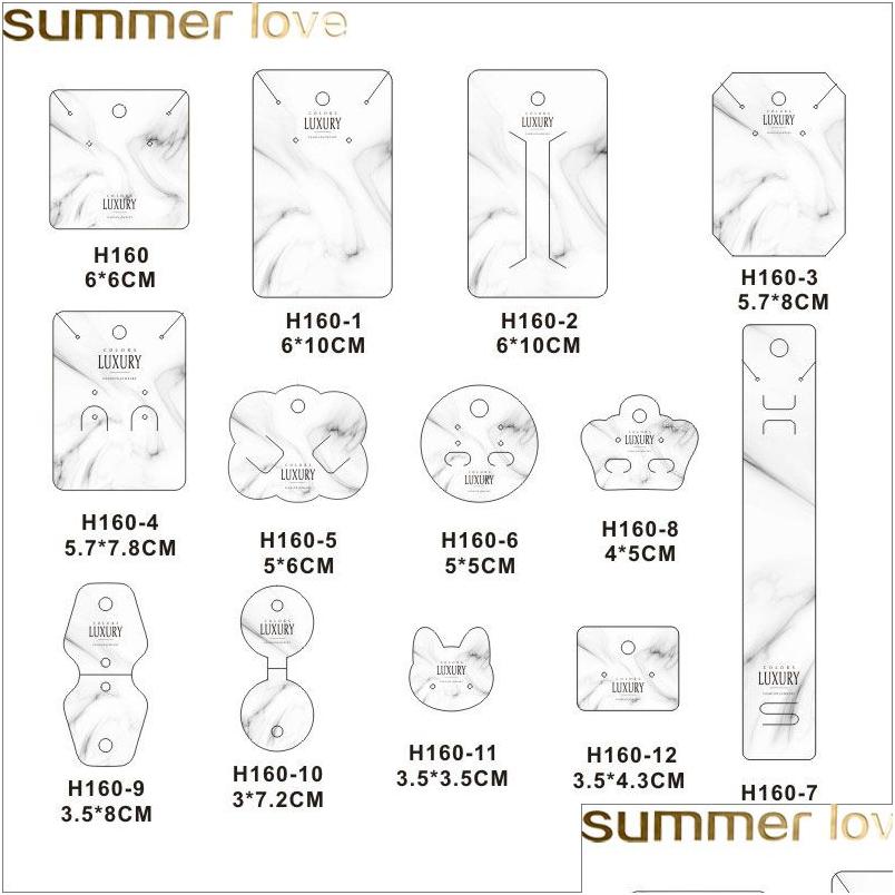 Tags Price Card 100Pcs/Lot Hairpin Tags Packing Diy Jewelry Tag White Marbled Printing Earrings Necklace Display Cards Accessory Cu Dhytw
Tags Price Card 100Pcs/Lot Hairpin Tags Packing Diy Jewelry Tag White Marbled Printing Earrings Necklace Display Cards Accessory Cu Dhytw