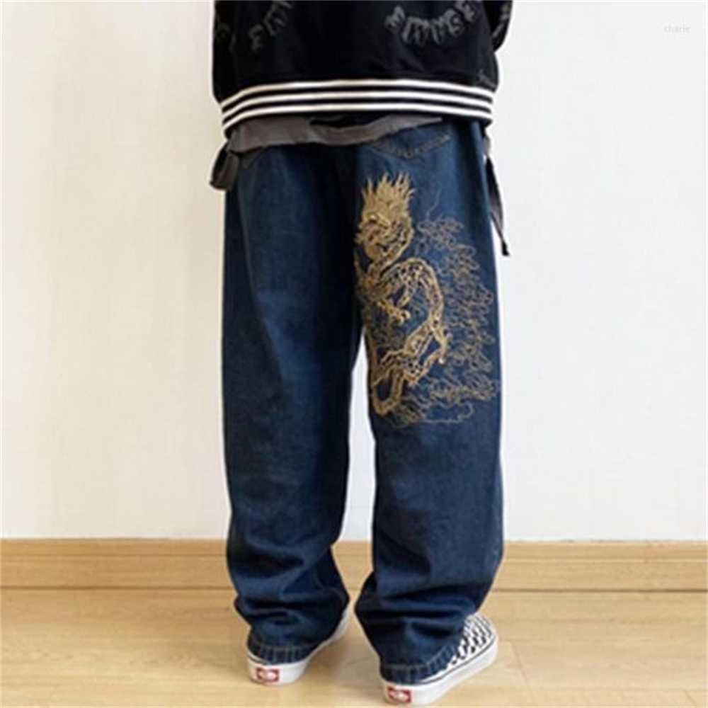 Men's Jeans Vintage Embroidered Dragon Print Mens Oversized Y2K Pants Hip Hop Streetwear Wide Leg Skateboard Holes Loose LXM0, Dark blue
Men's Jeans Vintage Embroidered Dragon Print Mens Oversized Y2K Pants Hip Hop Streetwear Wide Leg Skateboard Holes Loose LXM0, Dark blue